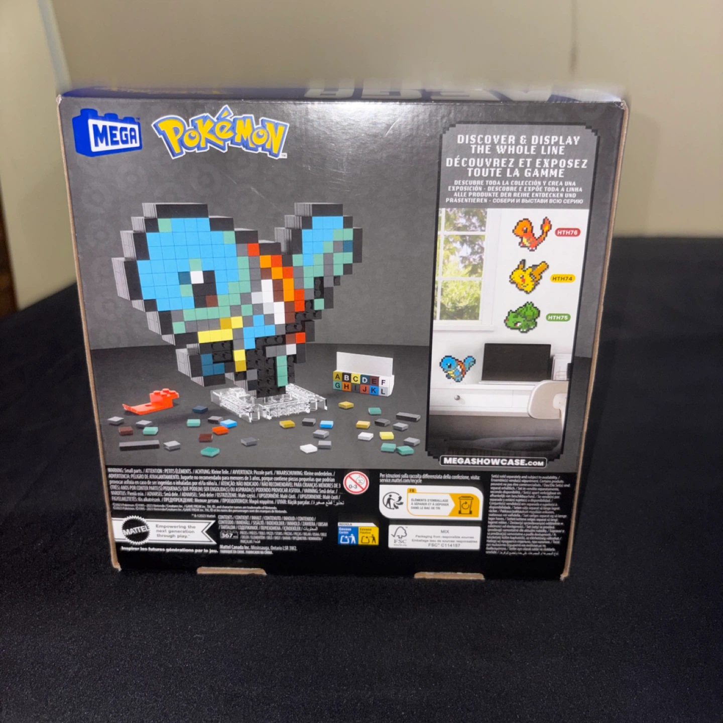 MEGA Pokémon Squirtle Pixel Art Building Set - photo 5