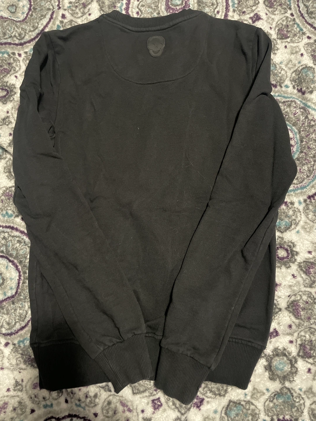 MY BRAND Skull Crewneck Sweatshirt - Black - Small - photo 3