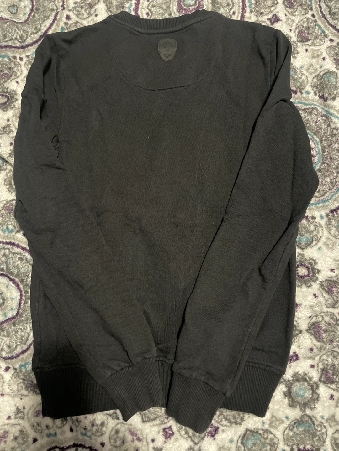 MY BRAND Skull Crewneck Sweatshirt - Black - Small - photo 3
