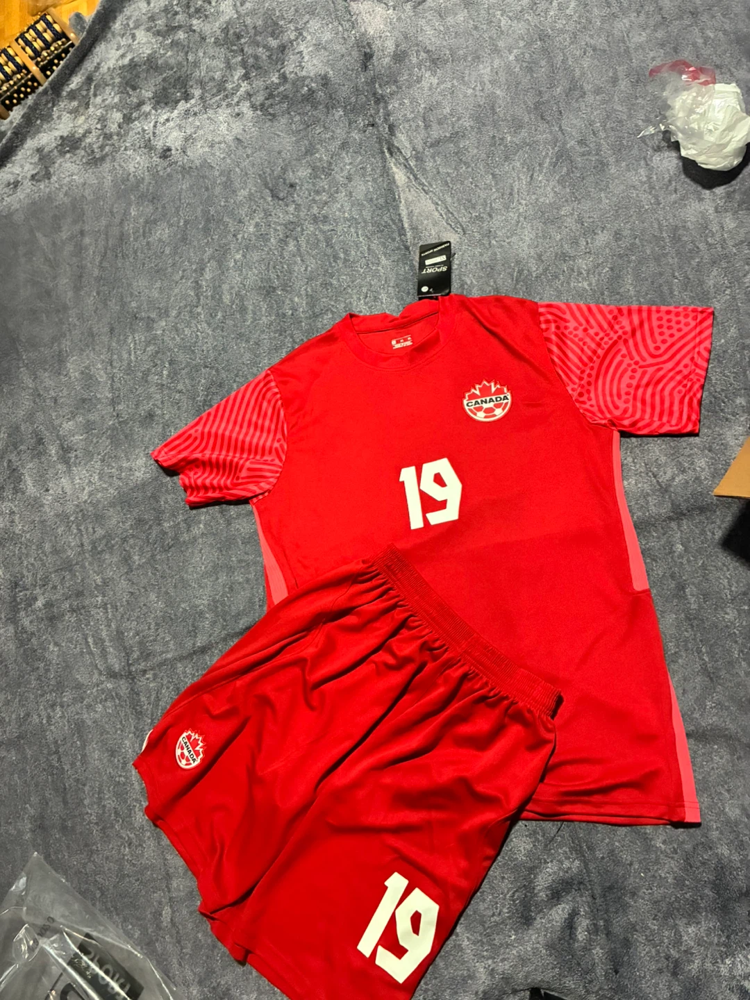 Canada Soccer Jersey and Shorts Set