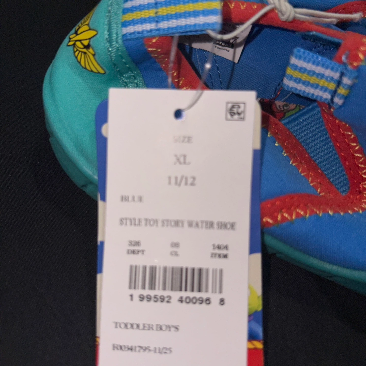 Toddler Boys Toy Story Water Shoes Size XL 11/12 Blue - photo 5
