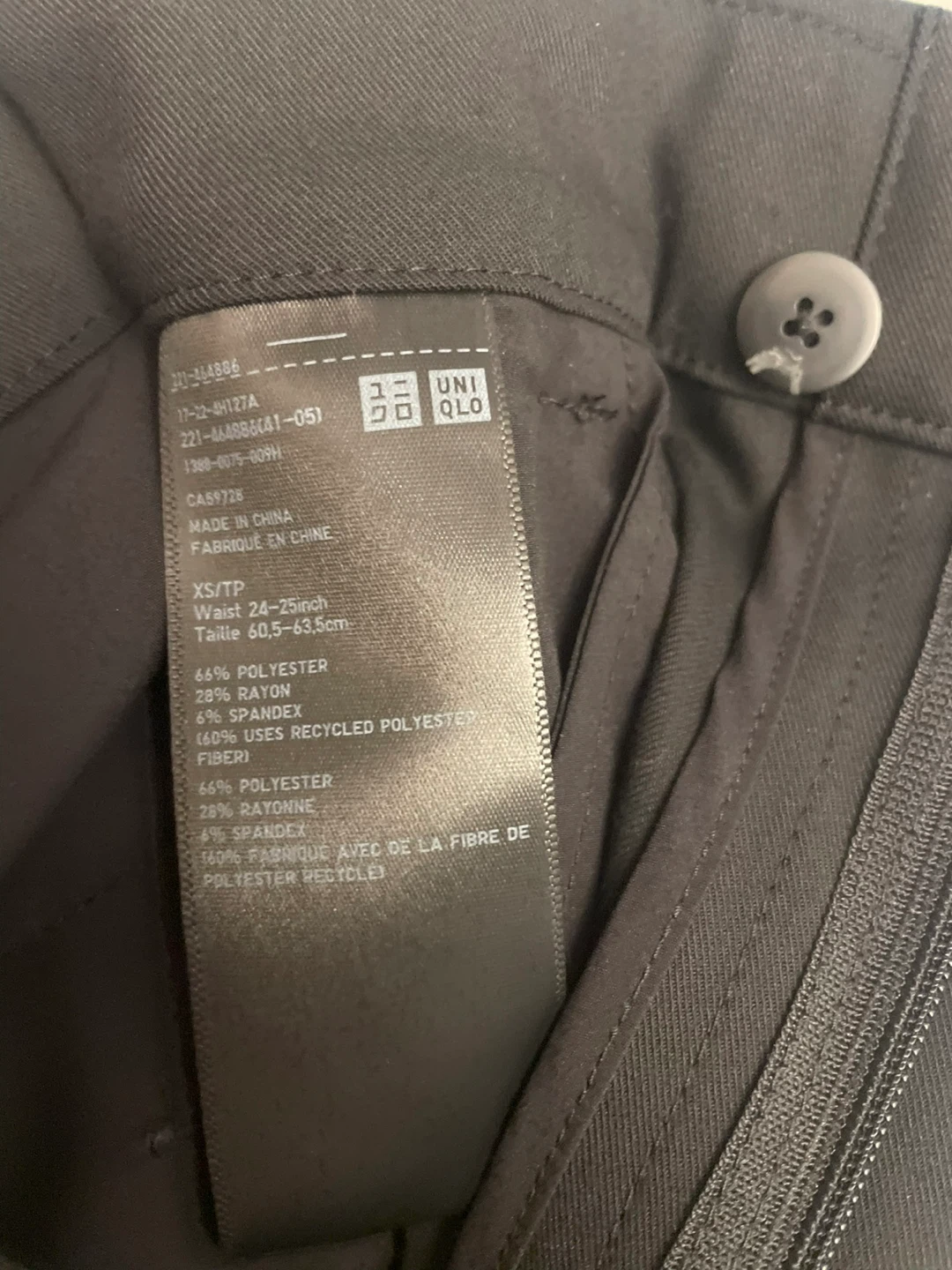 UNIQLO Black Wide Leg Pants XS/TP - photo 2