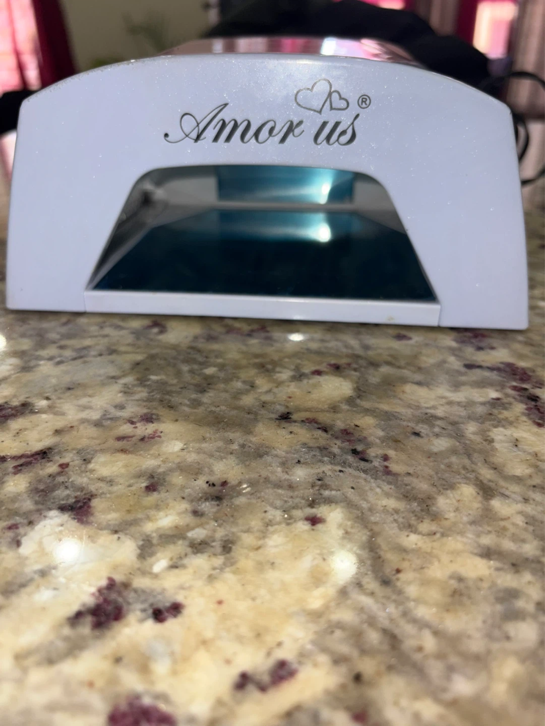 Amor us Pink and White Nail Dryer Lamp - photo 5