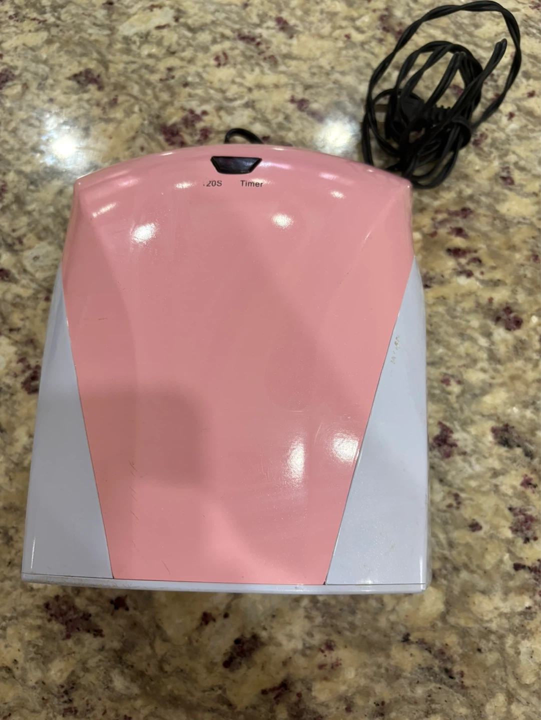 Amor us Pink and White Nail Dryer Lamp - photo 2