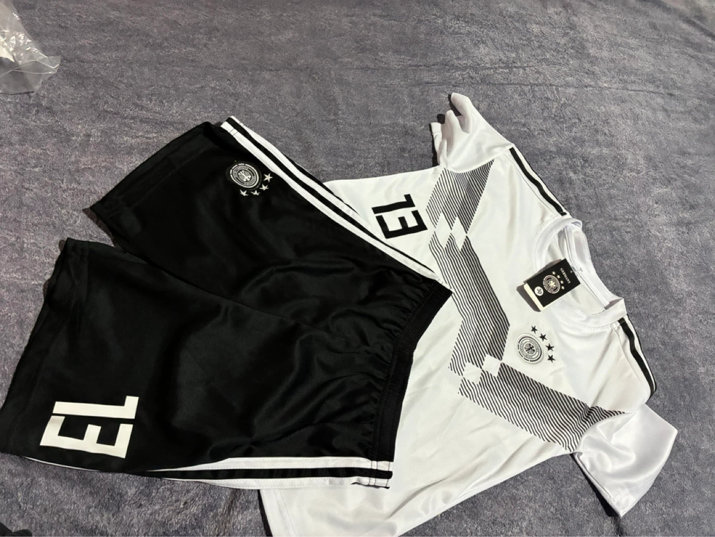 Germany Soccer Jersey and Shorts Set Müller #13
