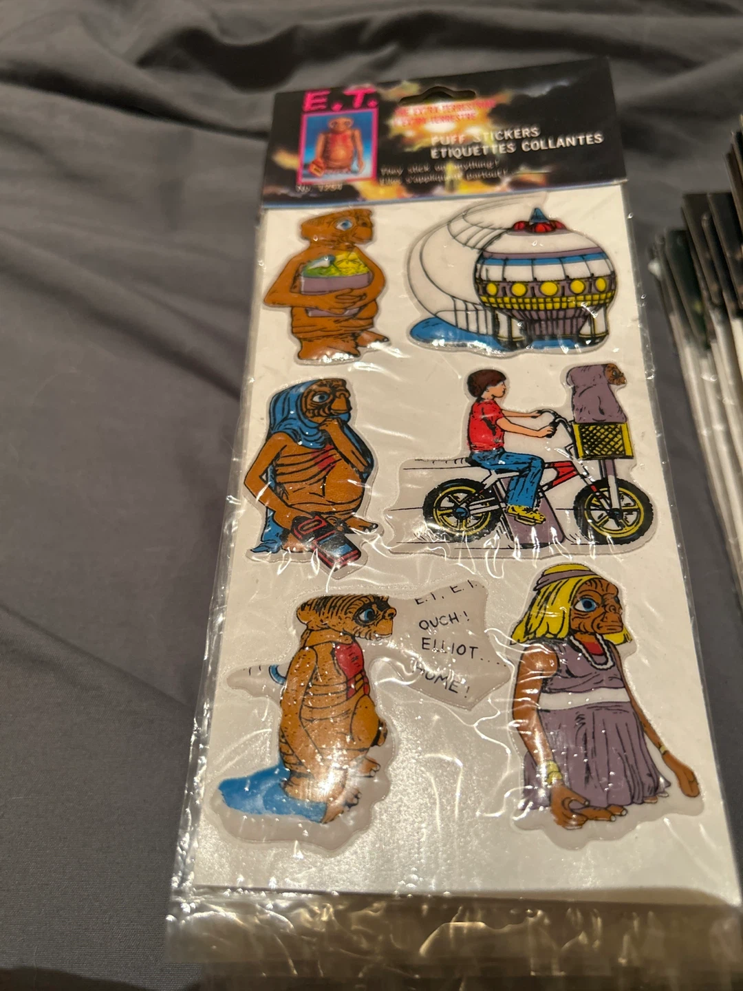E.T. The Extra-Terrestrial Puff Stickers - photo 2