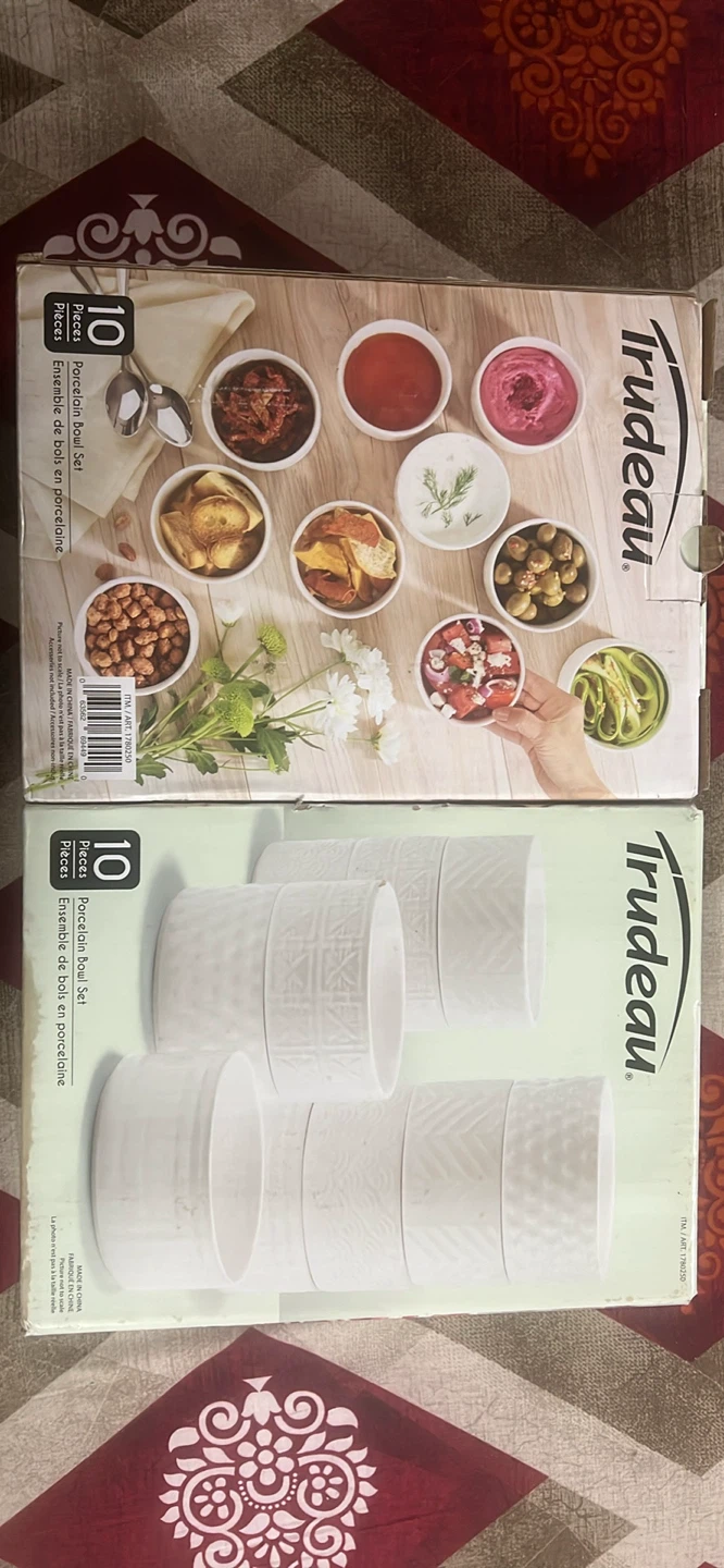 Trudeau 10 Piece Porcelain Bowl Set - photo 2