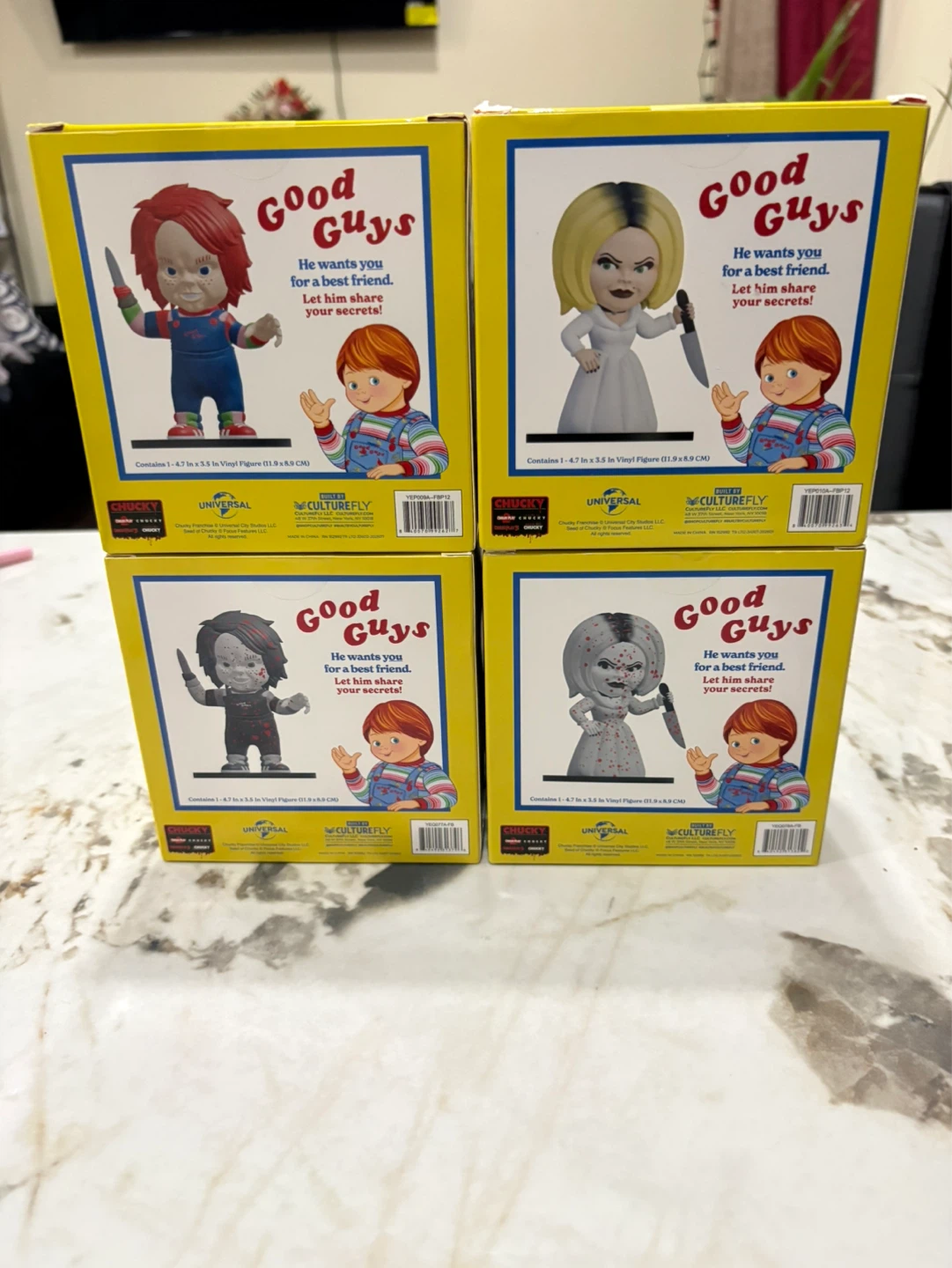 Good Guys Chucky & Tiffany Vinyl Figures Set - photo 3