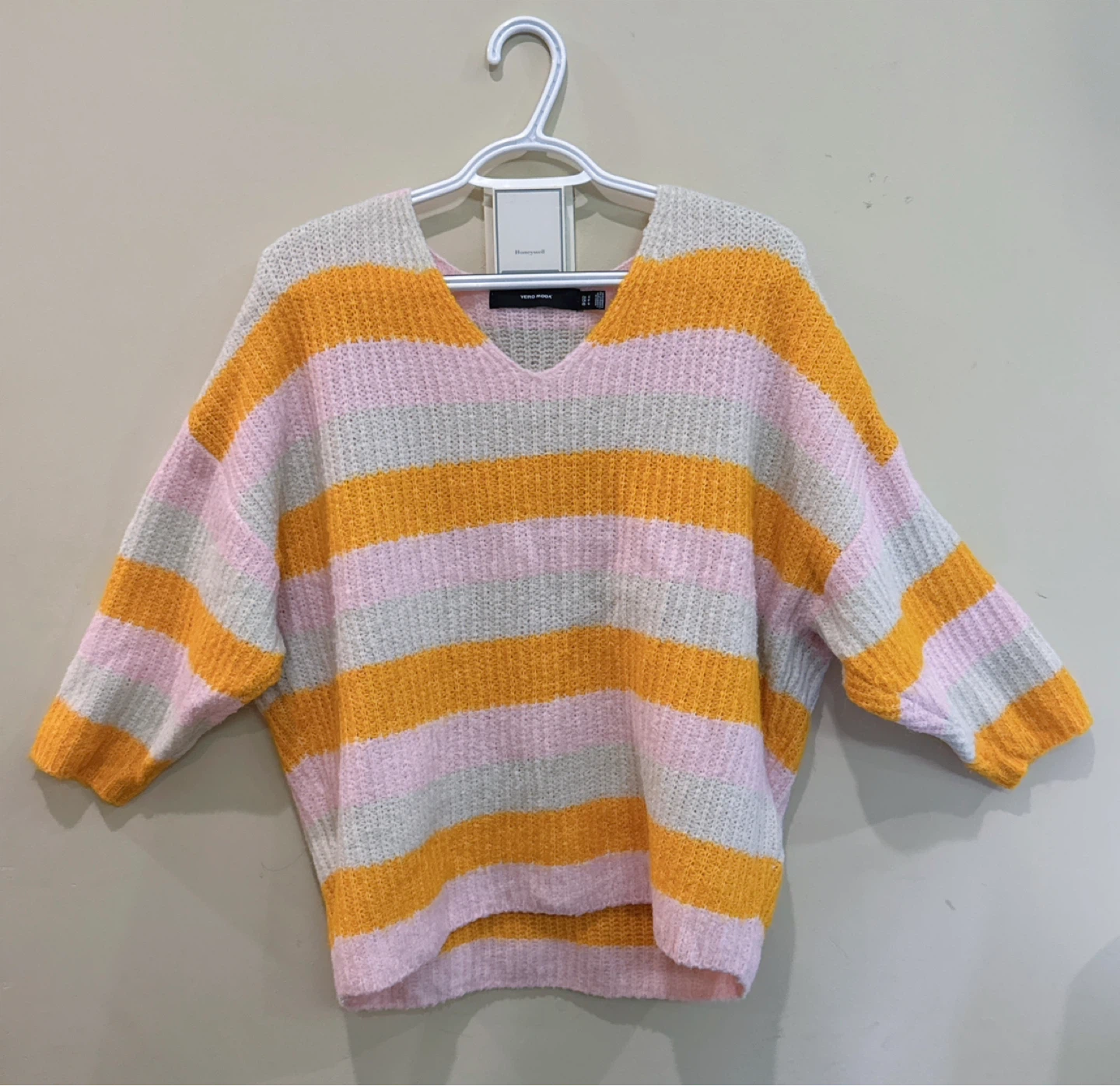 Vero Moda Striped V-Neck Sweater