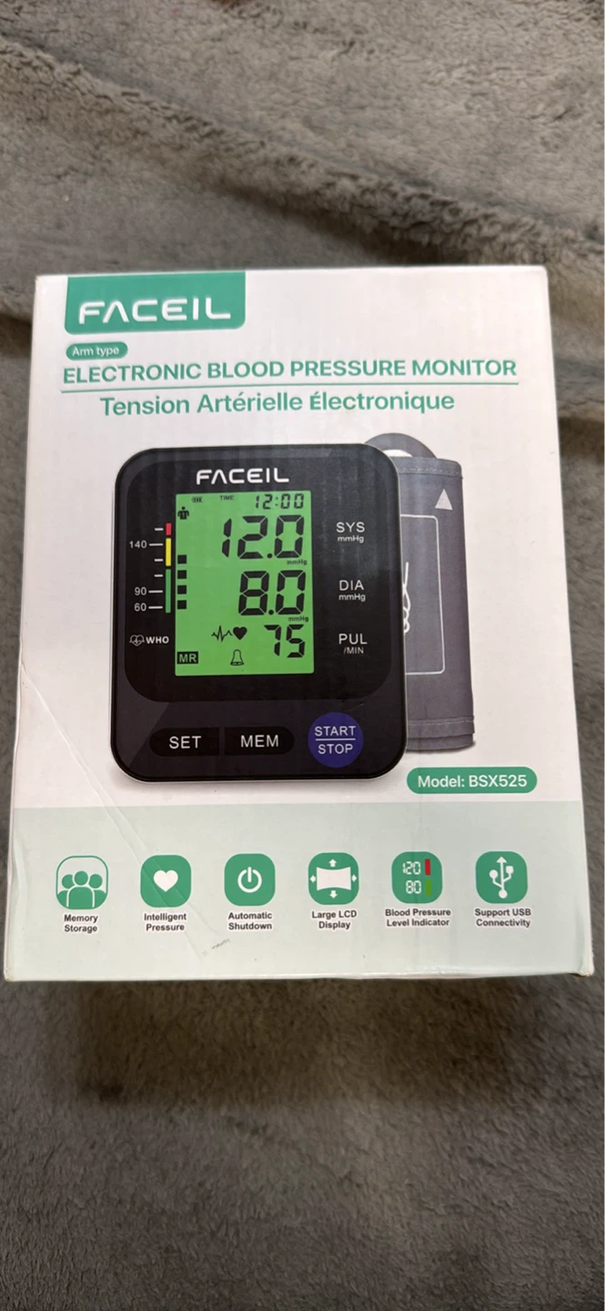 FACEIL Electronic Blood Pressure Monitor BSX525