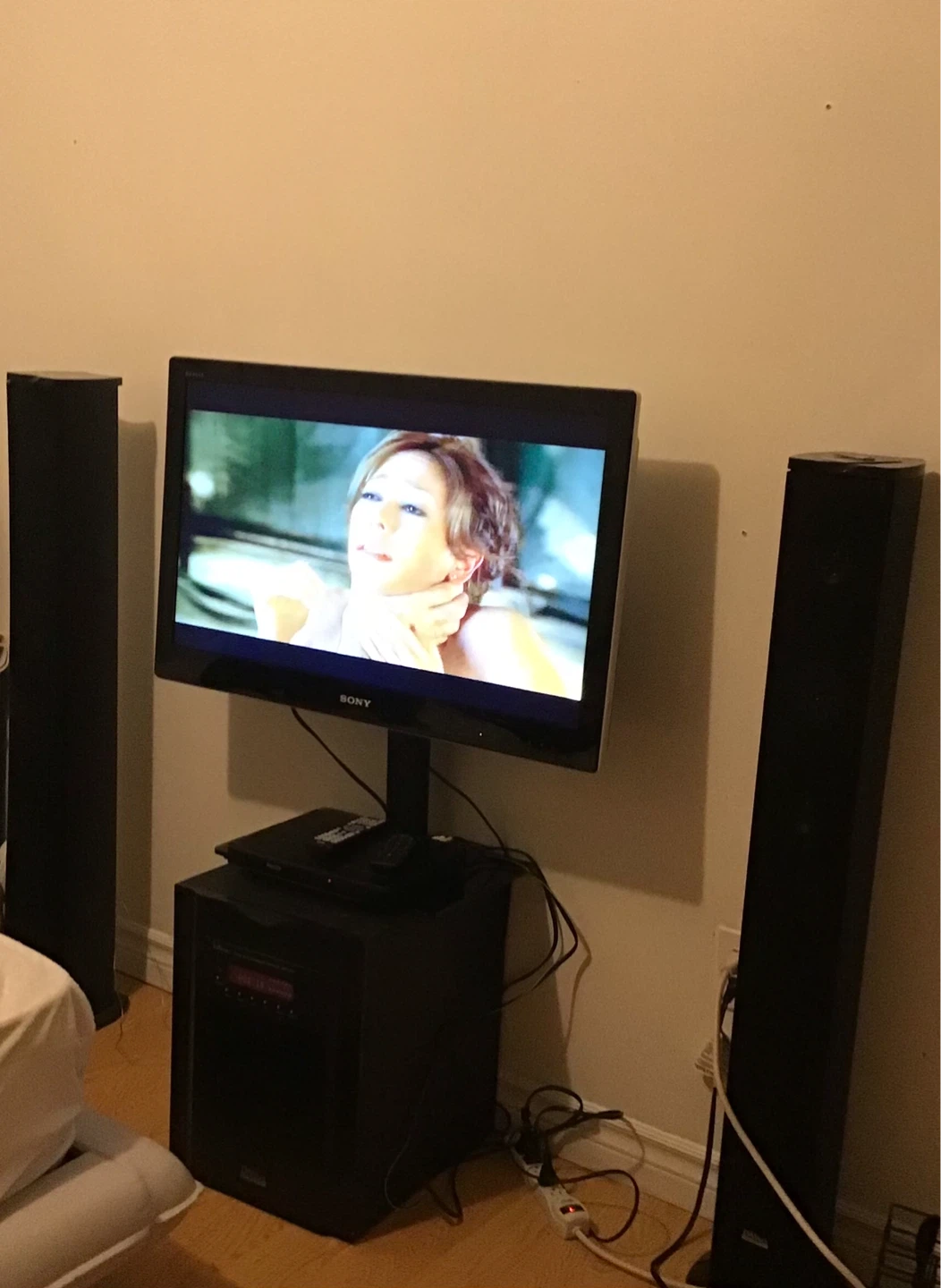 Sony Tv, DVD, speakers, woofer and remotes