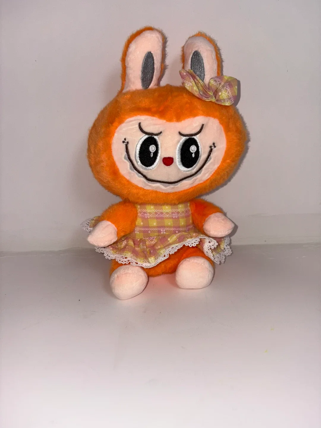 Orange Plush Bunny Stuffed Animal