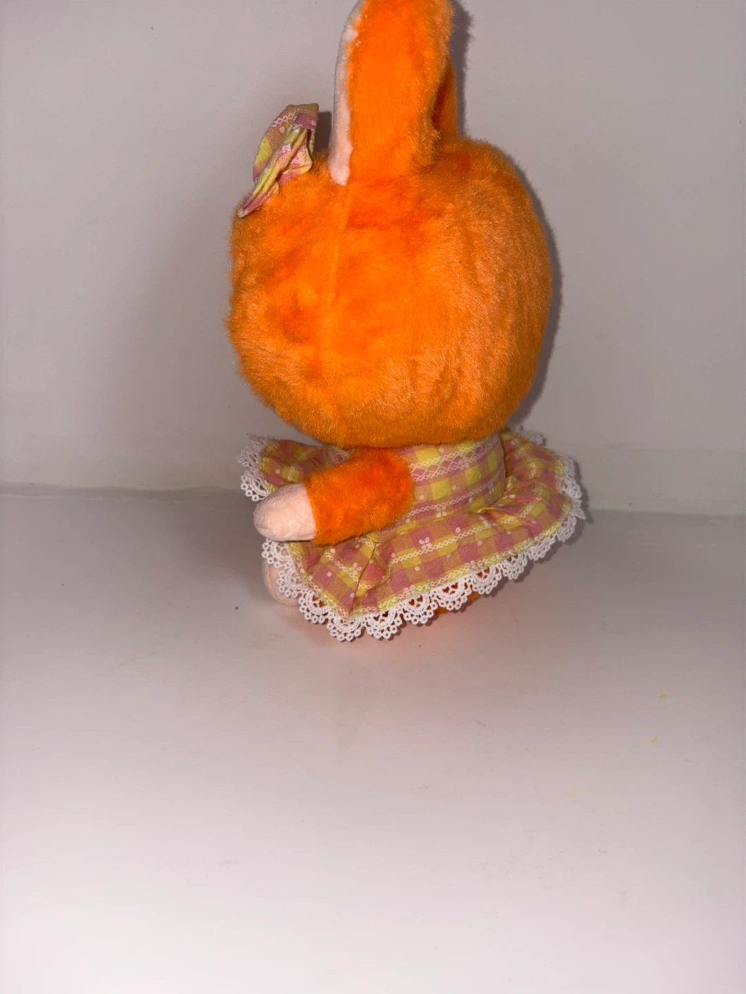 Orange Plush Bunny Stuffed Animal - photo 4