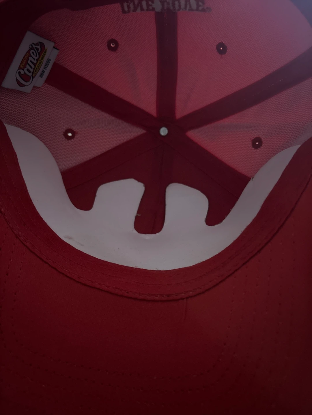 Raising Cane's Chicken Fingers Red "One Love" Baseball Cap - photo 3
