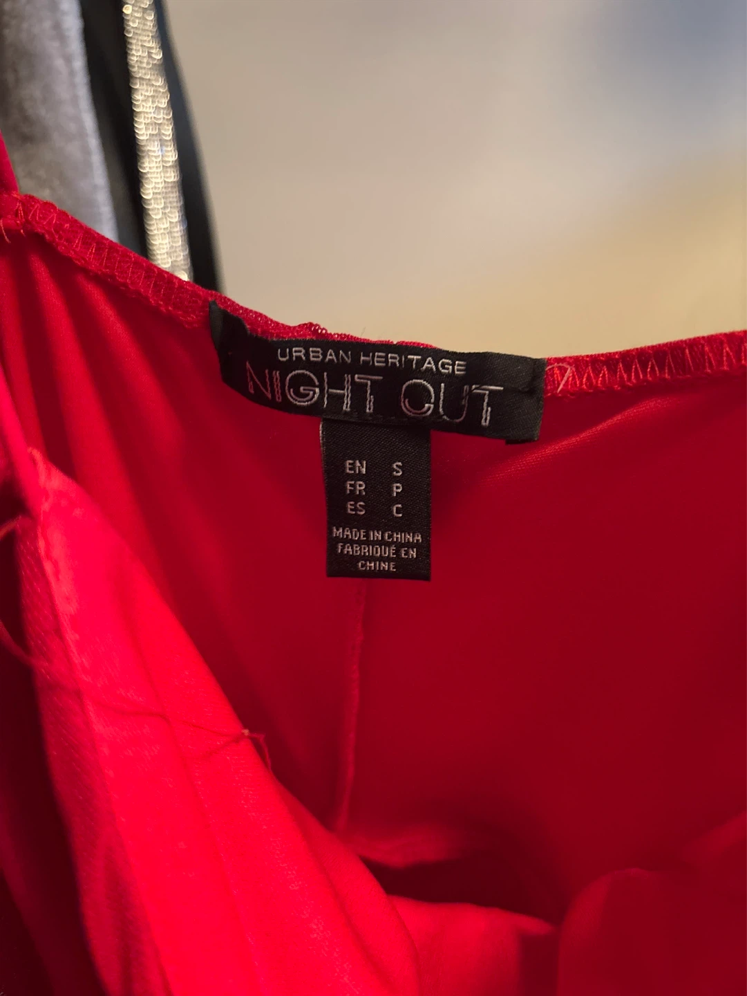 Urban Heritage Night Out Ruched Red Dress - Size S - photo 3