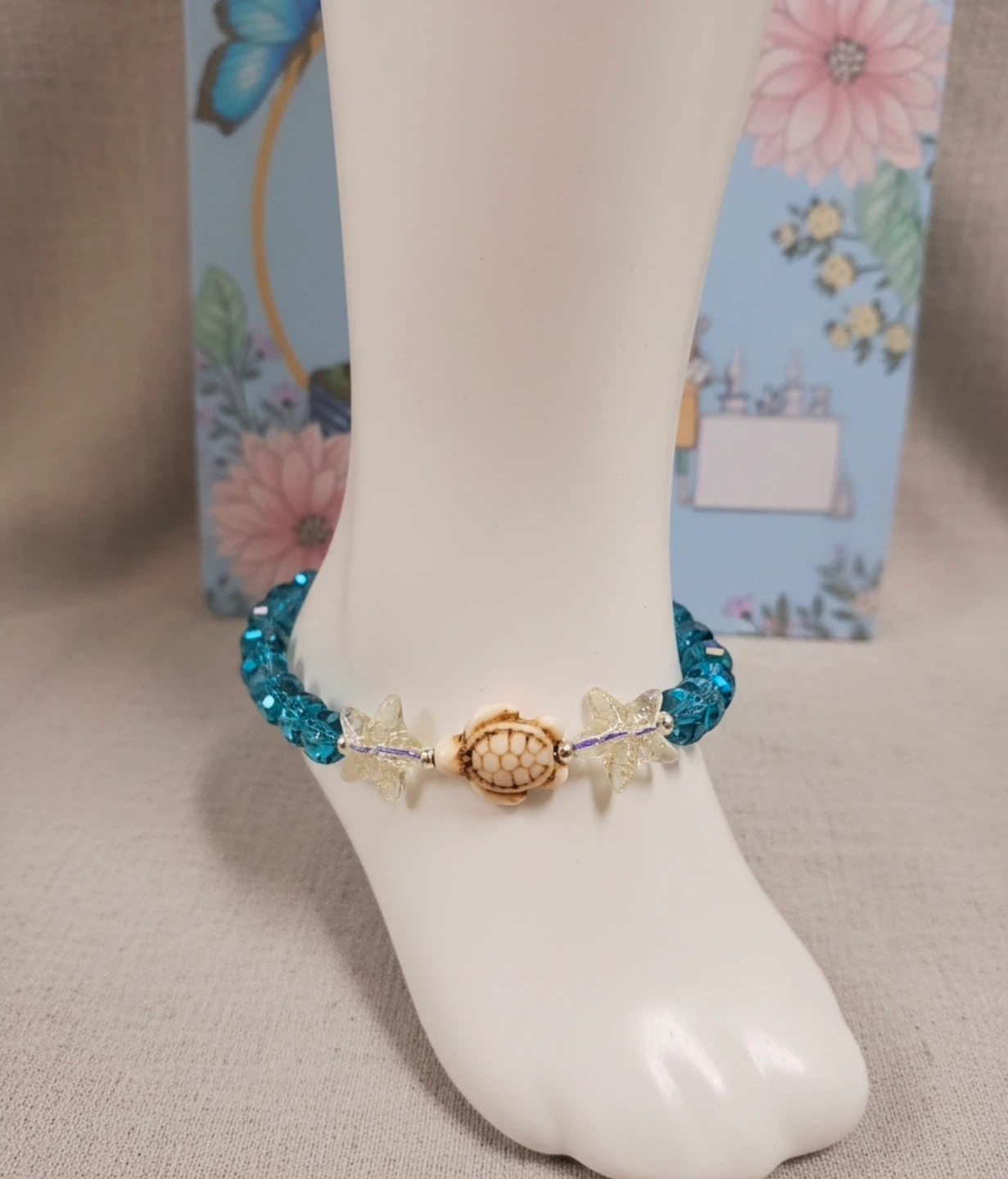 Turtle Starfish Ankle Bracelet - photo 2