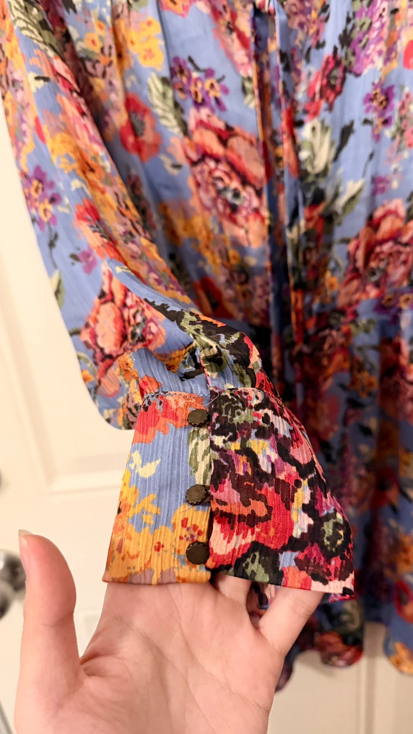 Brand new Zara Floral Print Dress Size S/M - photo 3