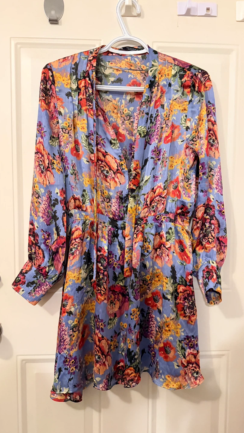 Brand new Zara Floral Print Dress Size S/M - photo 2