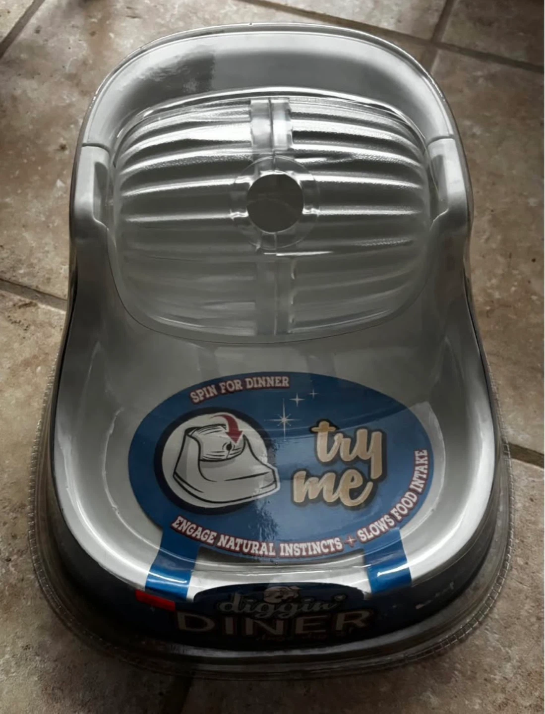 Diggin Diner Dog Slow Feeder Pet Bowl
