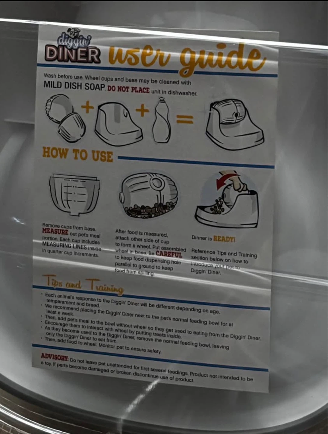 Diggin Diner Dog Slow Feeder Pet Bowl - photo 5