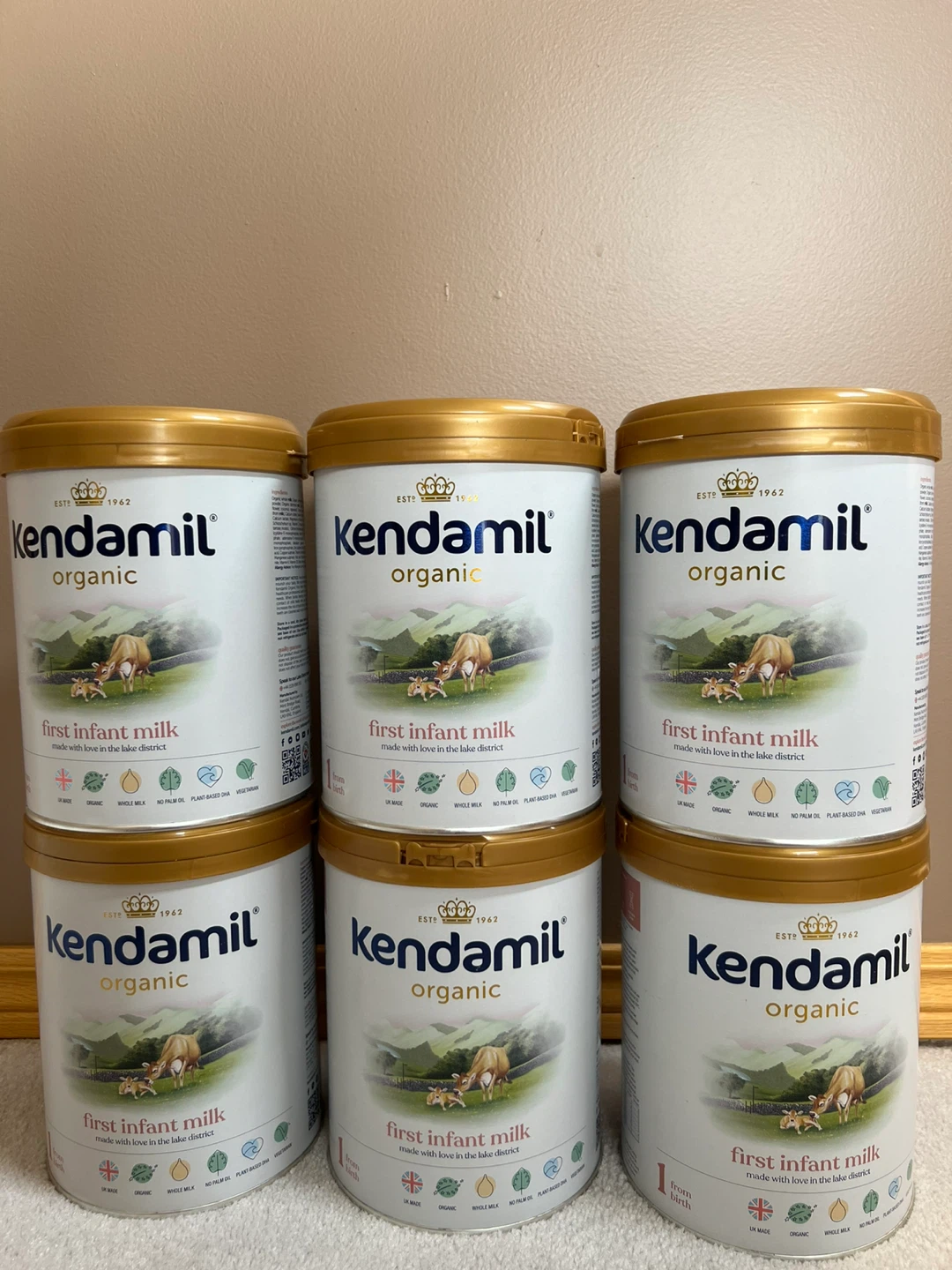 Kendamil Organic First Infant Milk (6 cans)