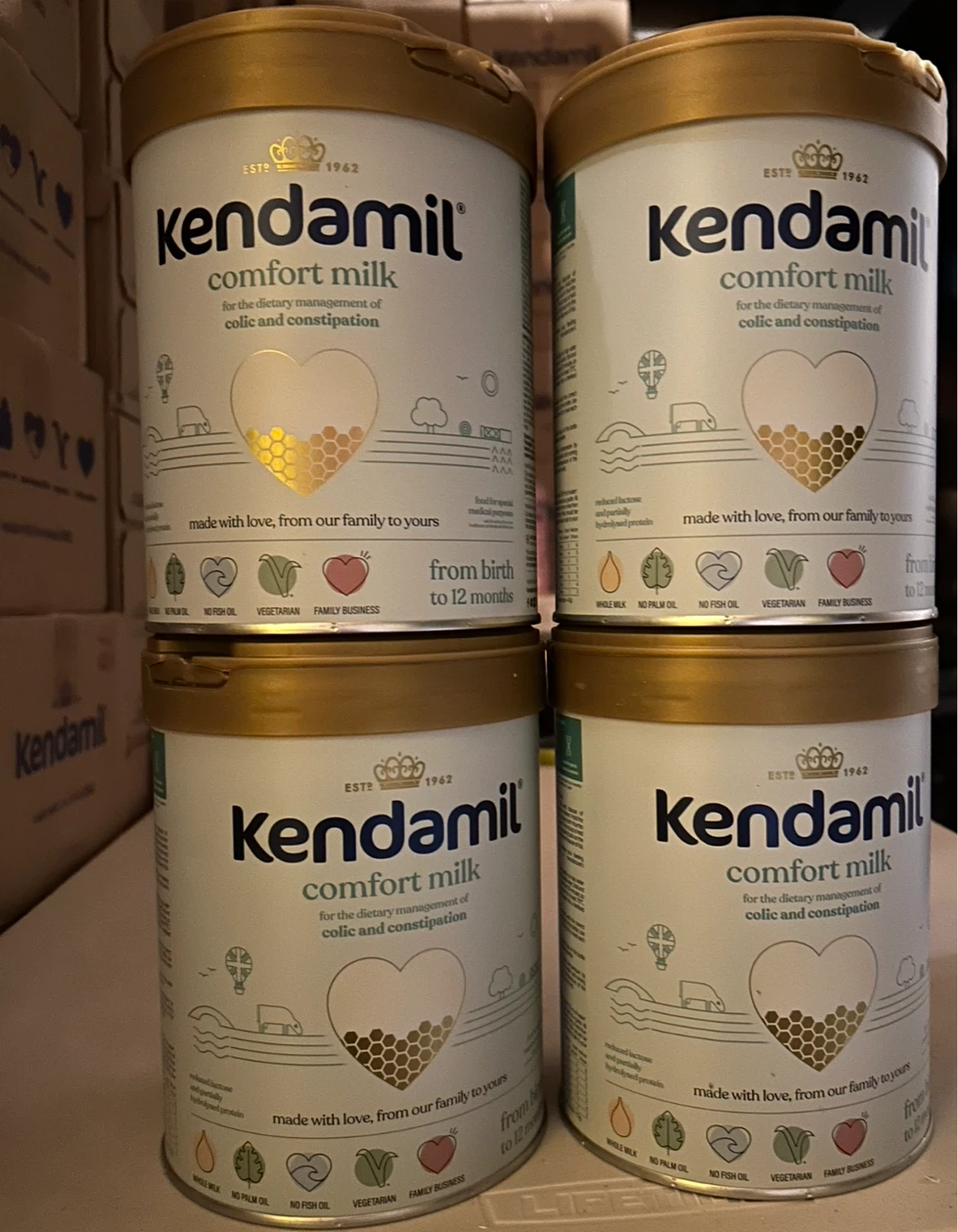 Kendamil Comfort Milk Formula (4 Cans)