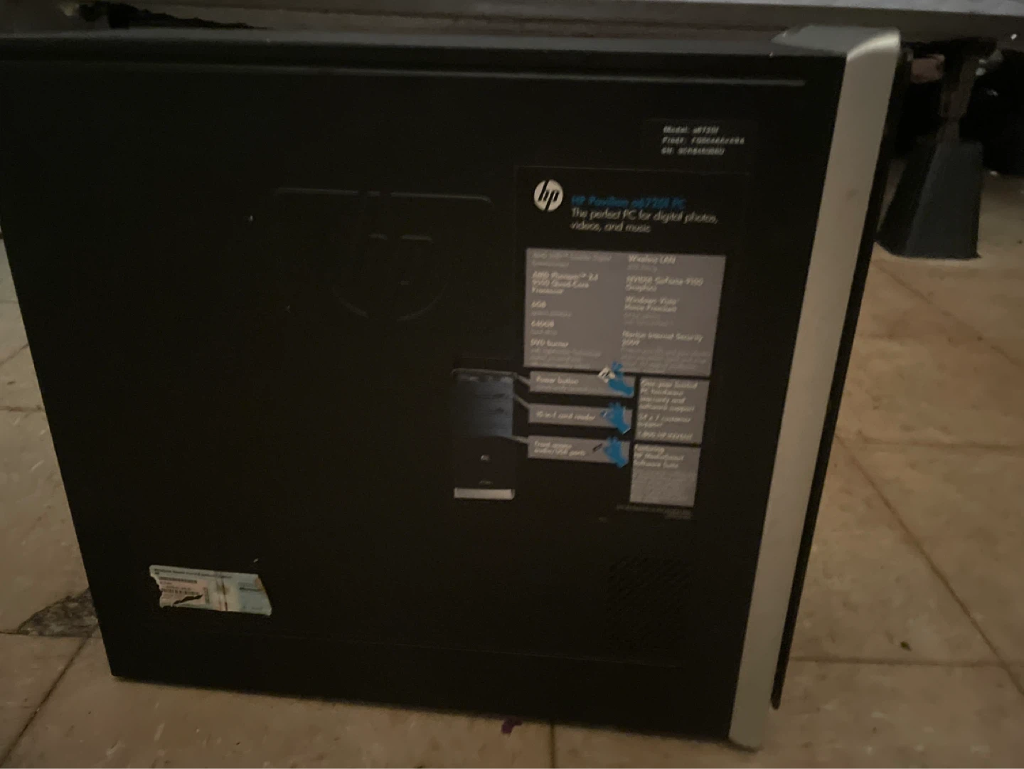 HP Pavilion a6733w Desktop PC - photo 2