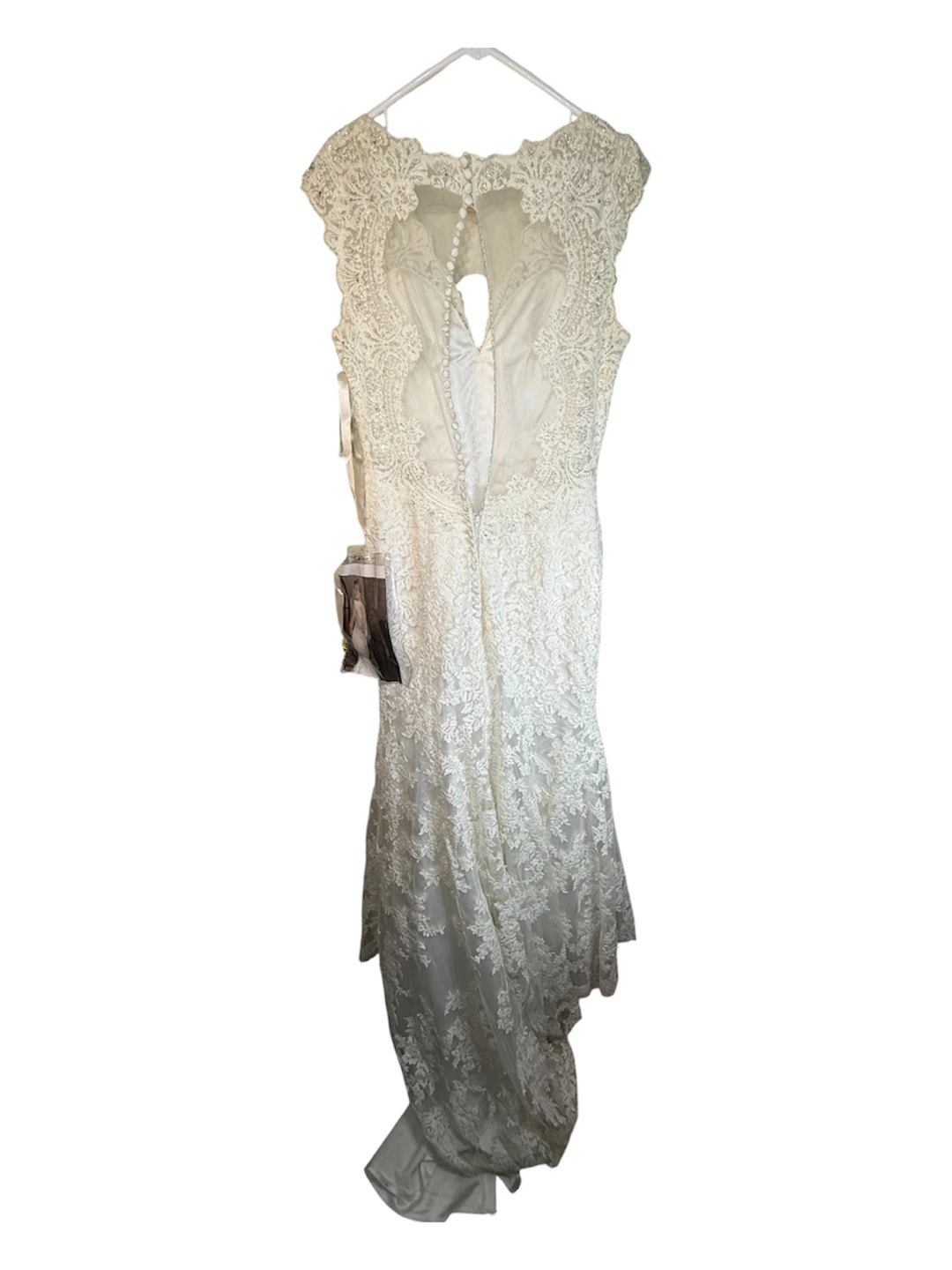White Lace Mermaid Wedding Dress - photo 5