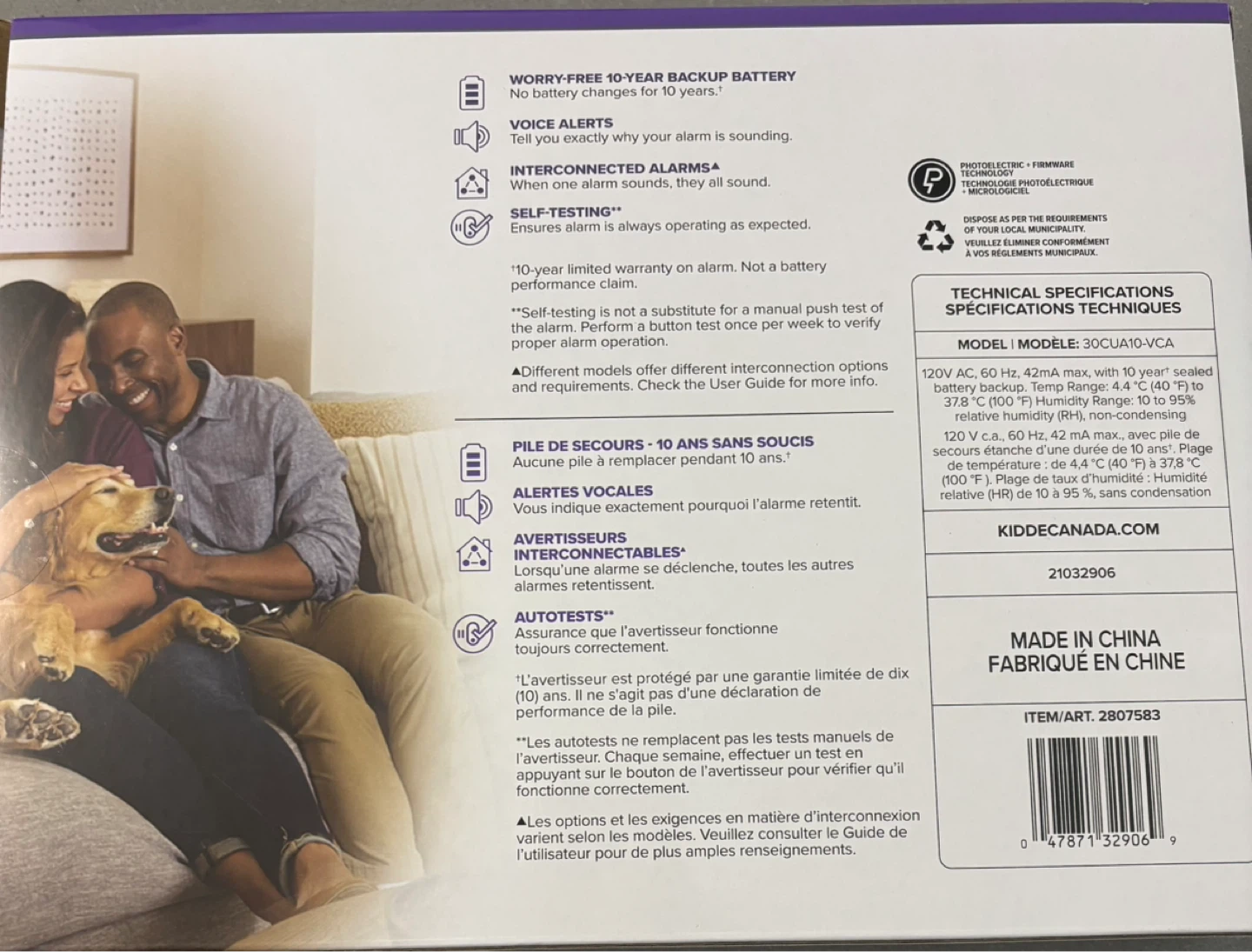Kidde Hardwired Smoke + Carbon Monoxide Alarm - photo 2