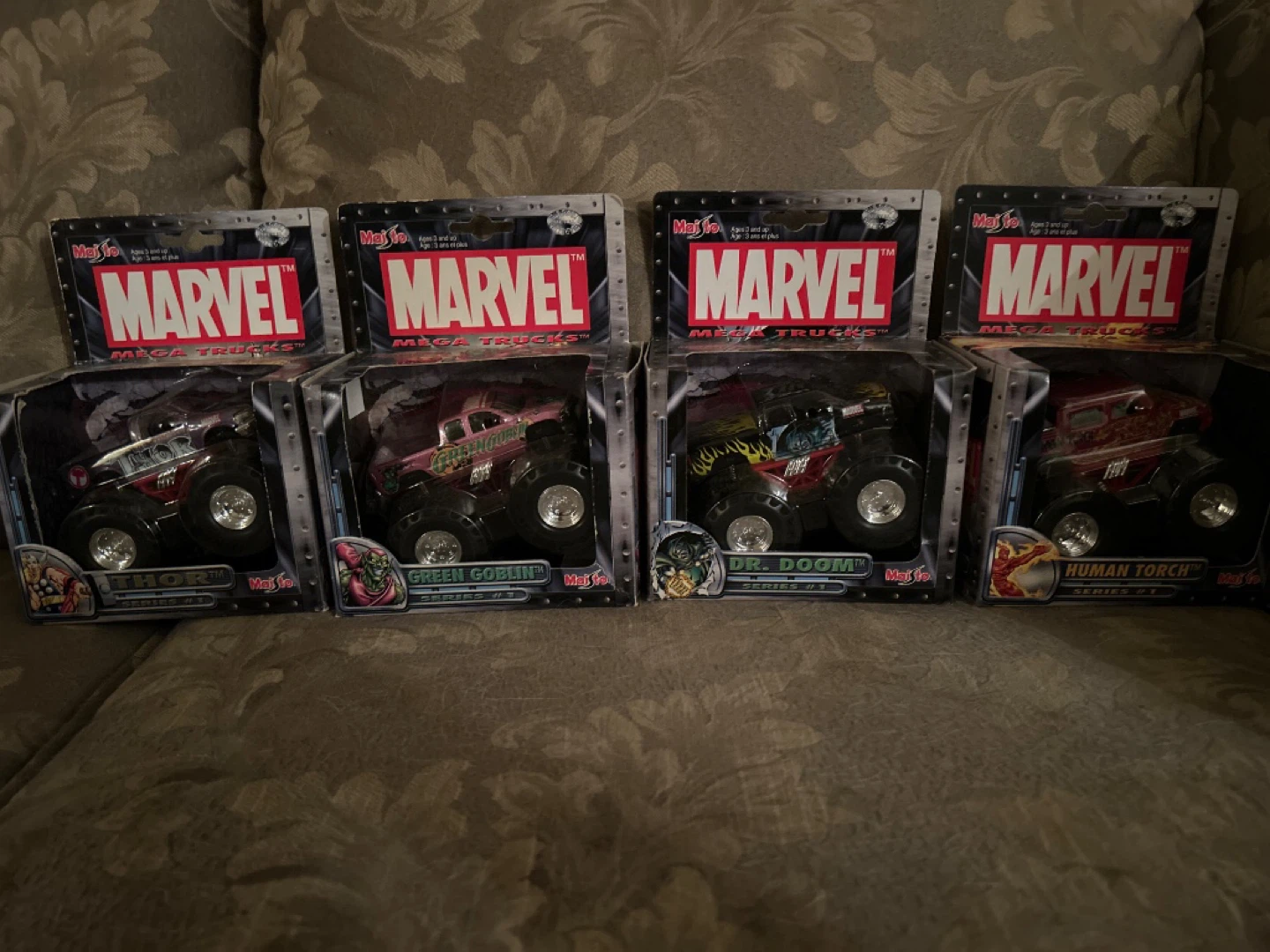 Marvel Mega Trucks Lot