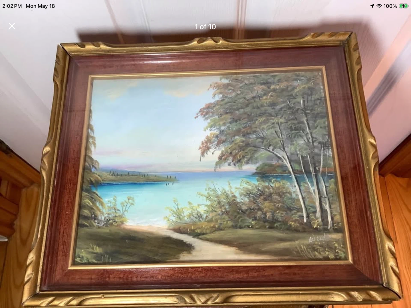 Vt Pastel Ptg by Cdn Artist Maisie/John Wride 🐞