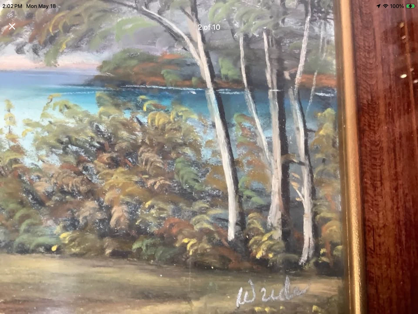 Vt Pastel Ptg by Cdn Artist Maisie/John Wride 🐞 - photo 2