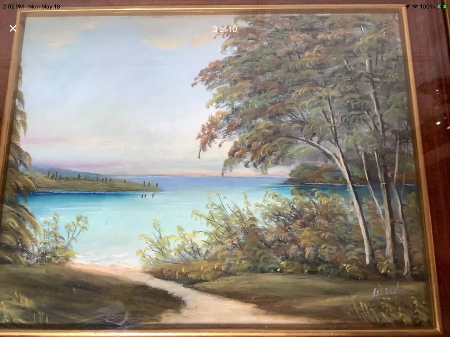 Vt Pastel Ptg by Cdn Artist Maisie/John Wride 🐞 - photo 3