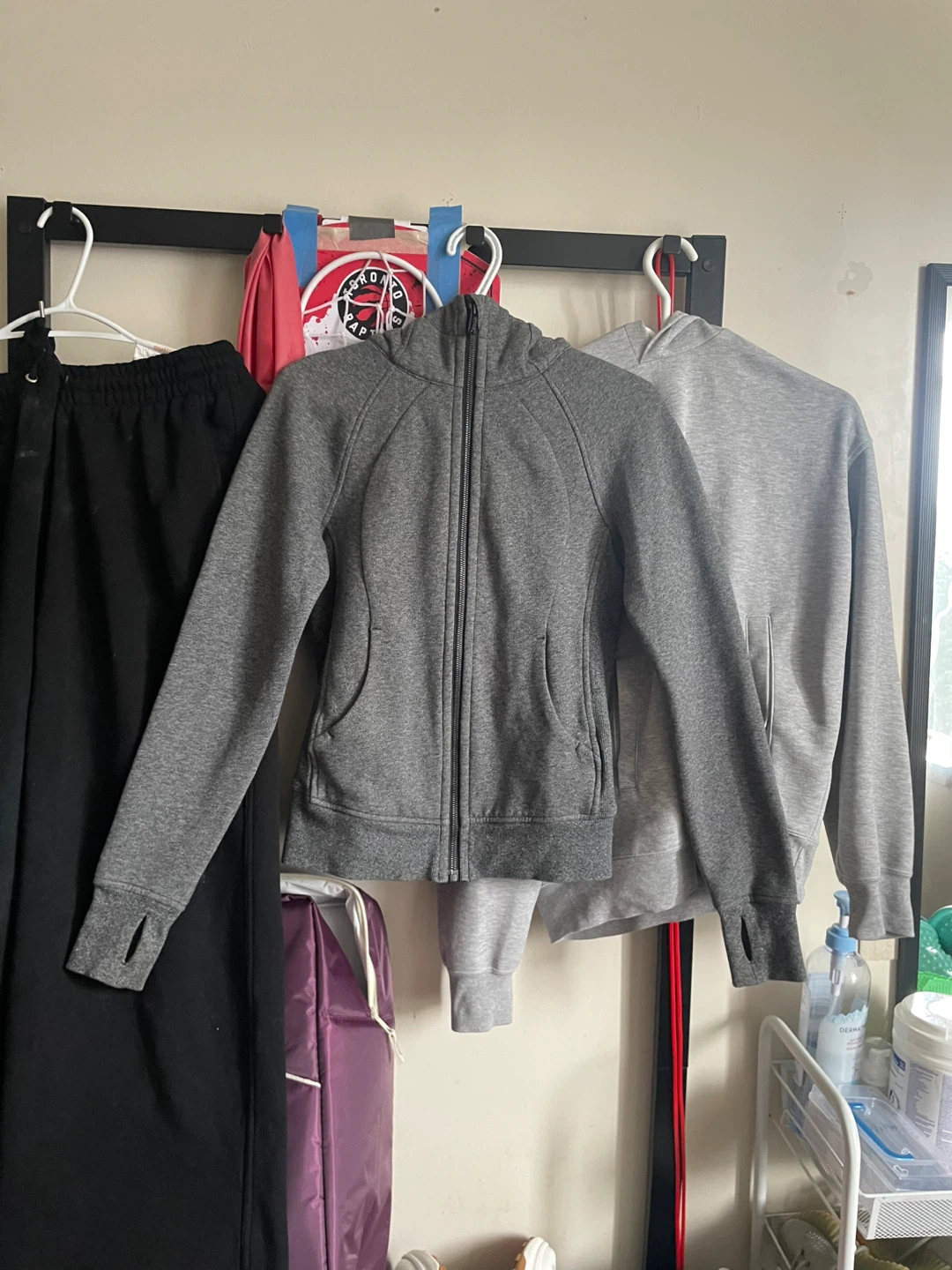 Lululemon Grey Full Zip Hoodie