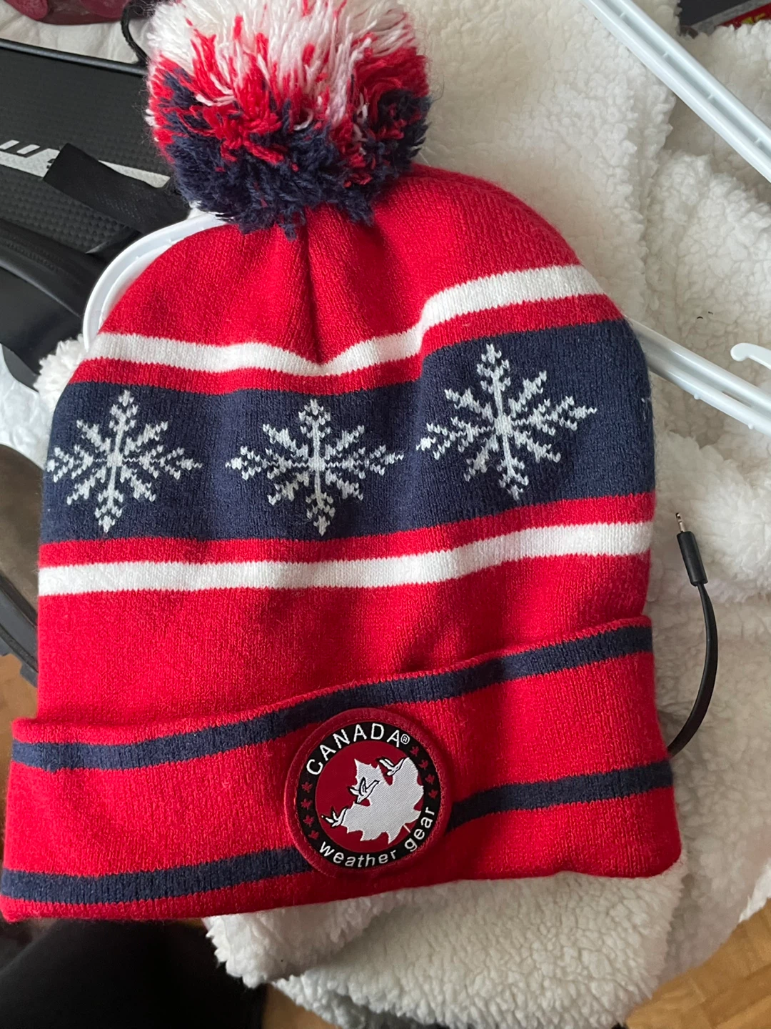 Canada Weather Gear Beanie with Pom Pom