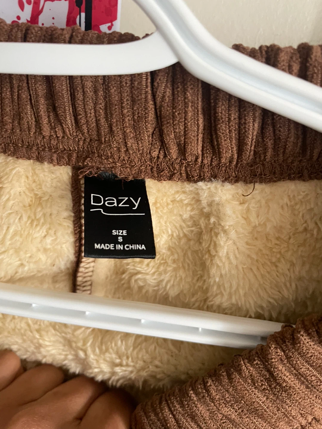 Dazy Brown Corduroy Skirt - Size S - photo 2