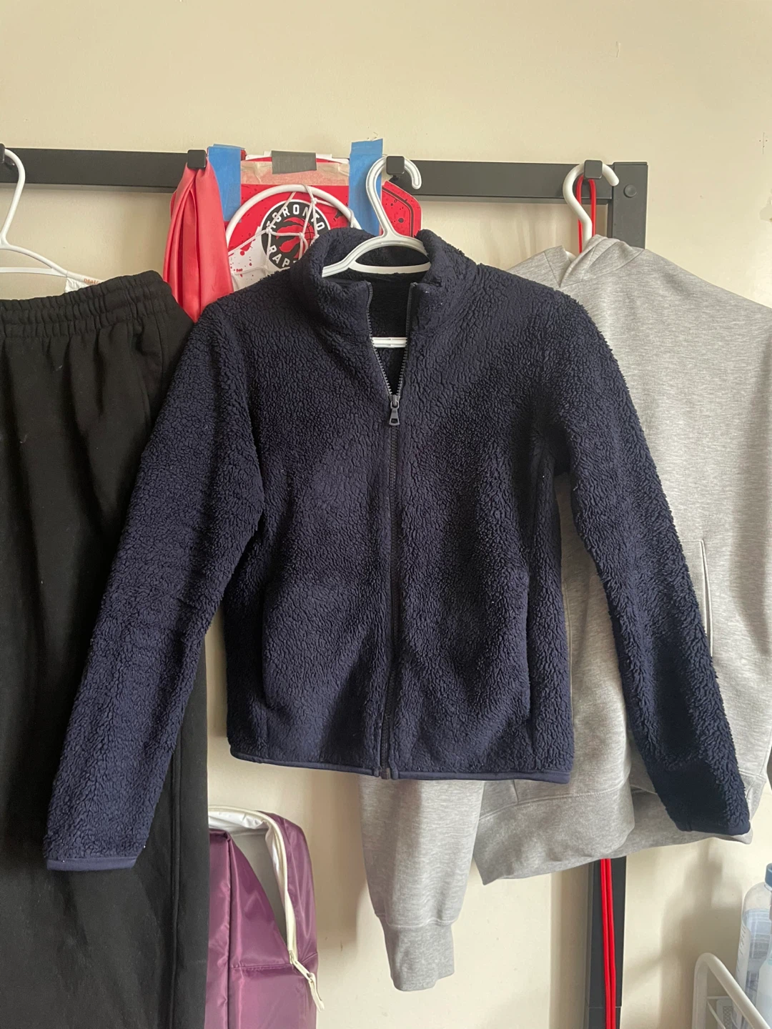 Uniqlo Fleece Jacket Navy XS