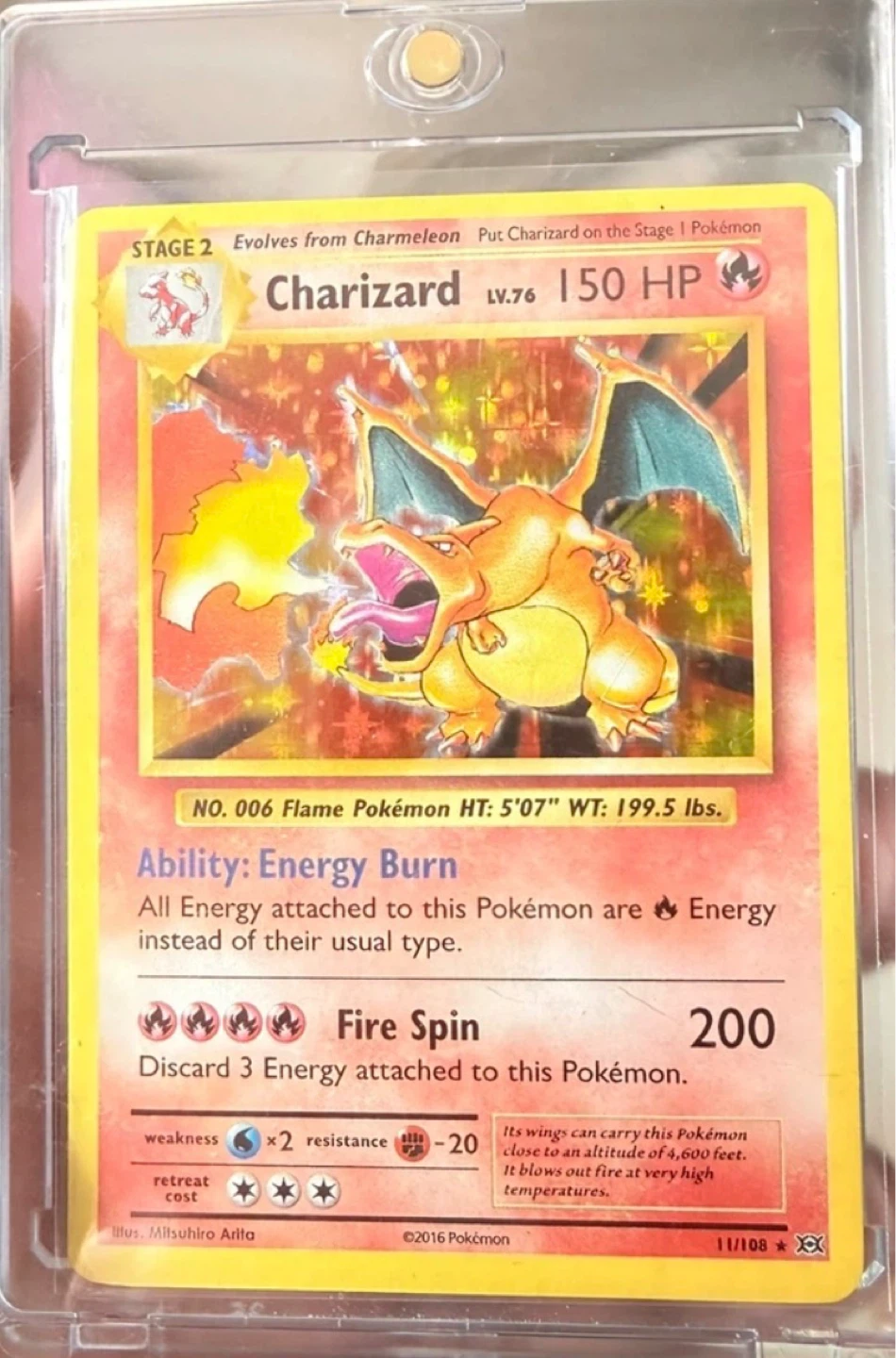 Pokémon Charizard LV.76 Trading Card - photo 2