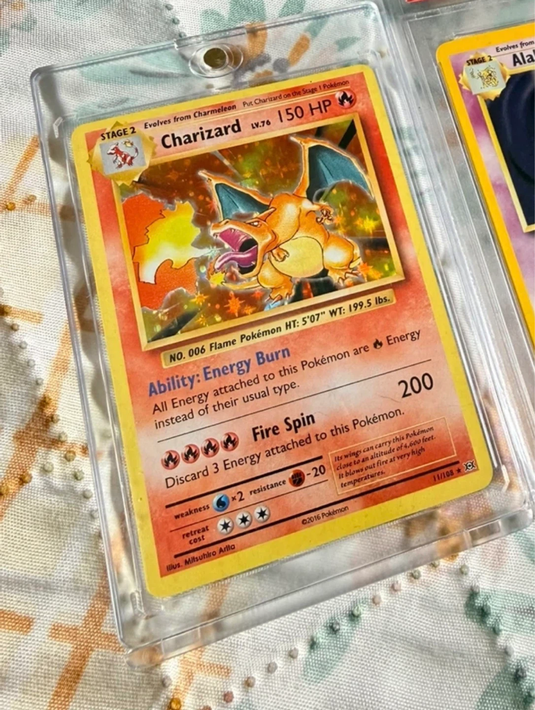 Pokémon Charizard LV.76 Trading Card