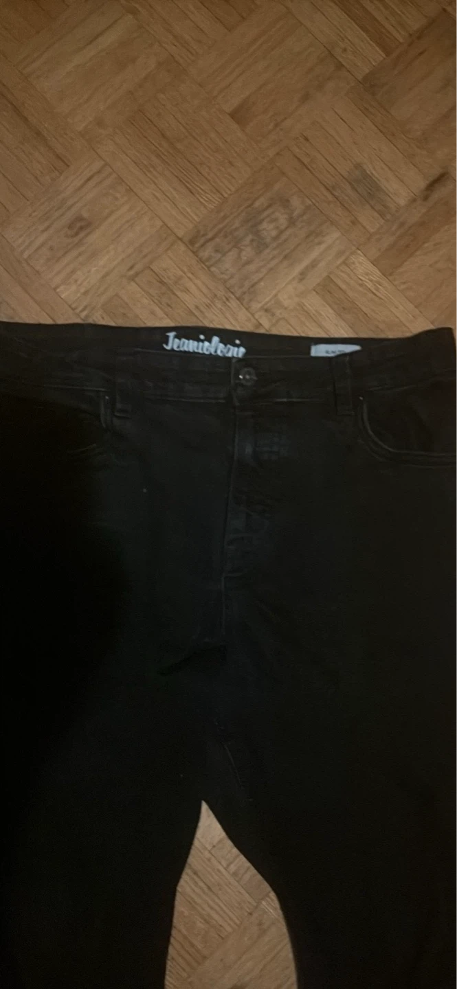 Jeaniologie Black Slim Fit Jeans Size 36
