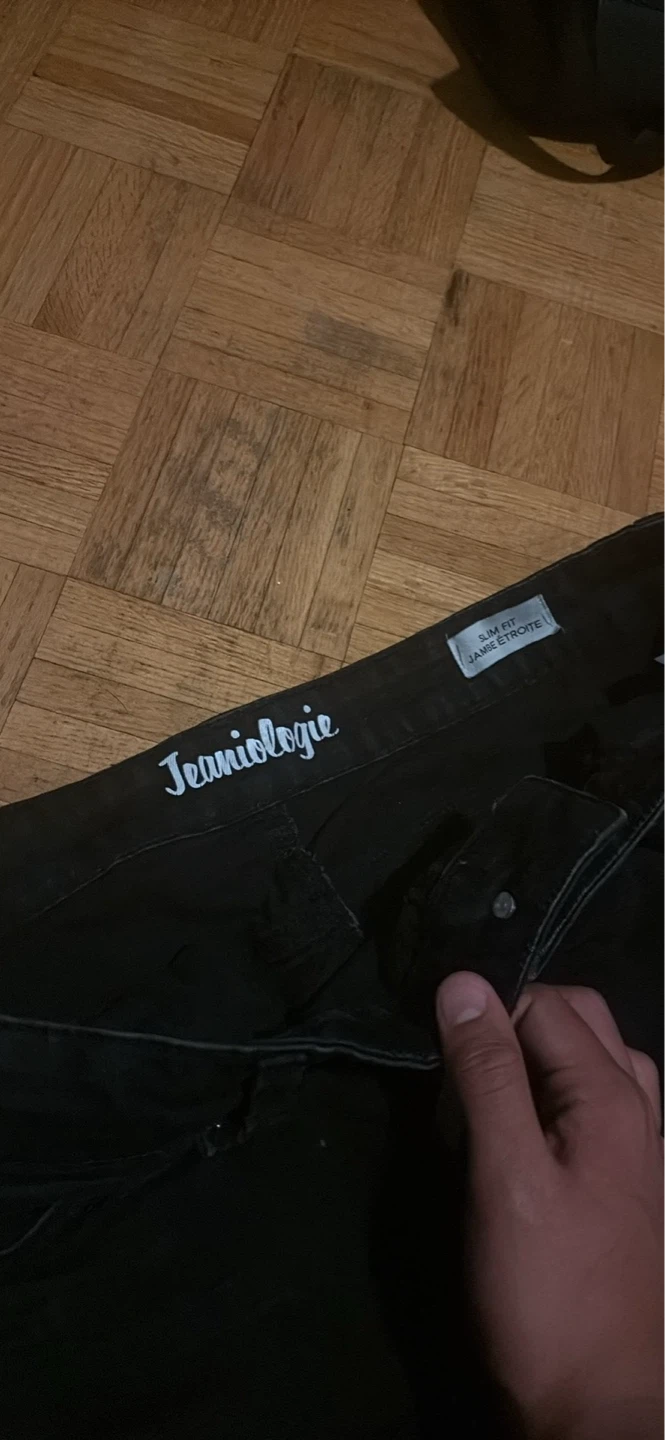 Jeaniologie Black Slim Fit Jeans Size 36 - photo 3