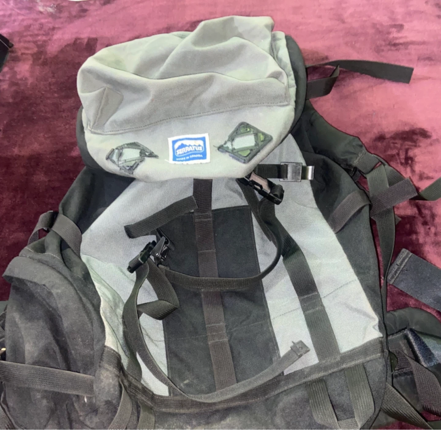 65LSerrates Hiking Backpack Made in Canada 65L