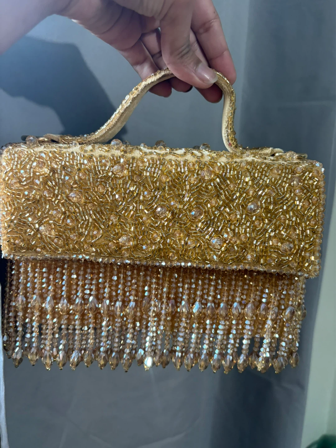 Beaded Clutch Purses with Fringe - photo 3