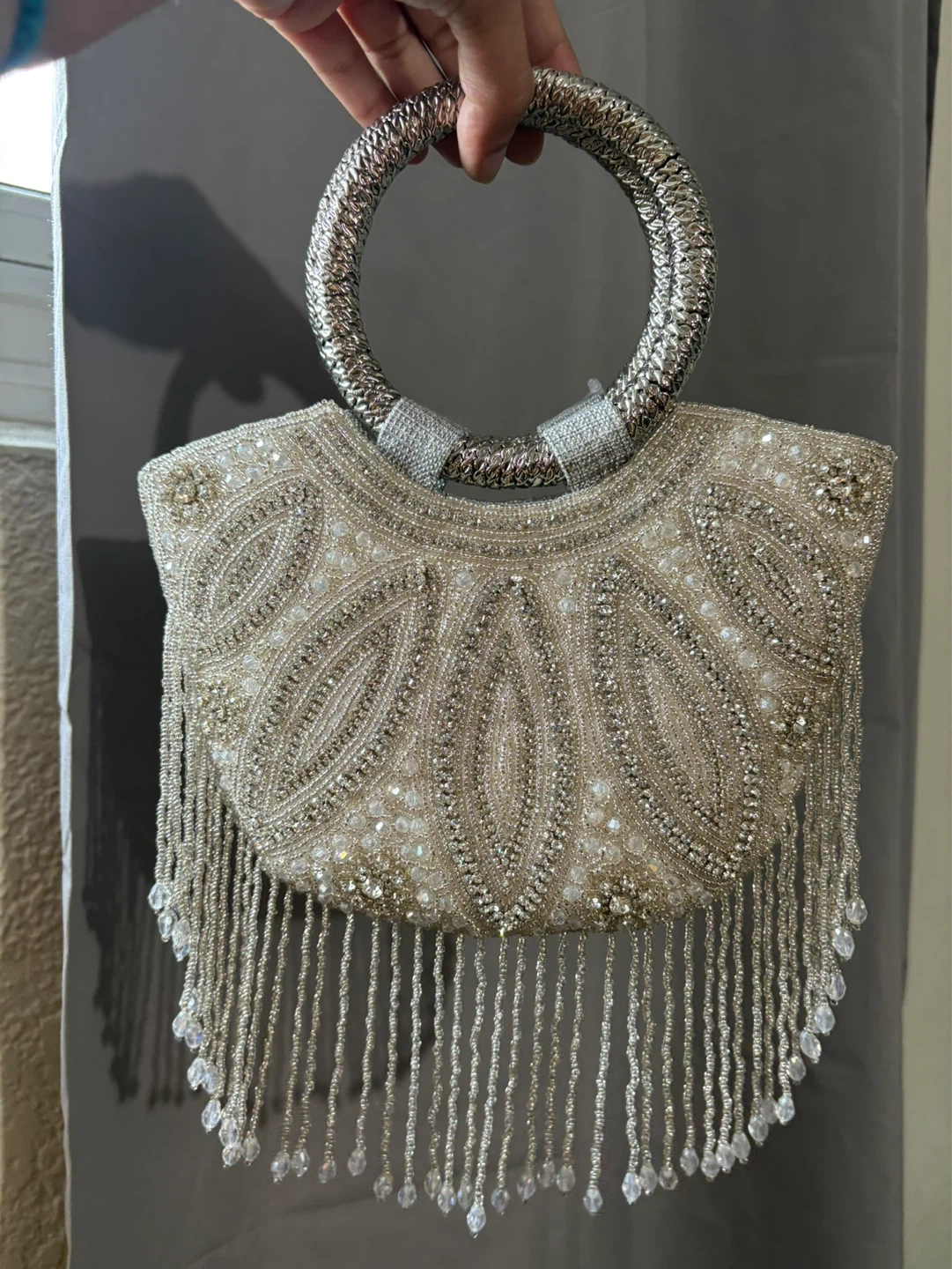 Beaded Clutch Purses with Fringe - photo 4