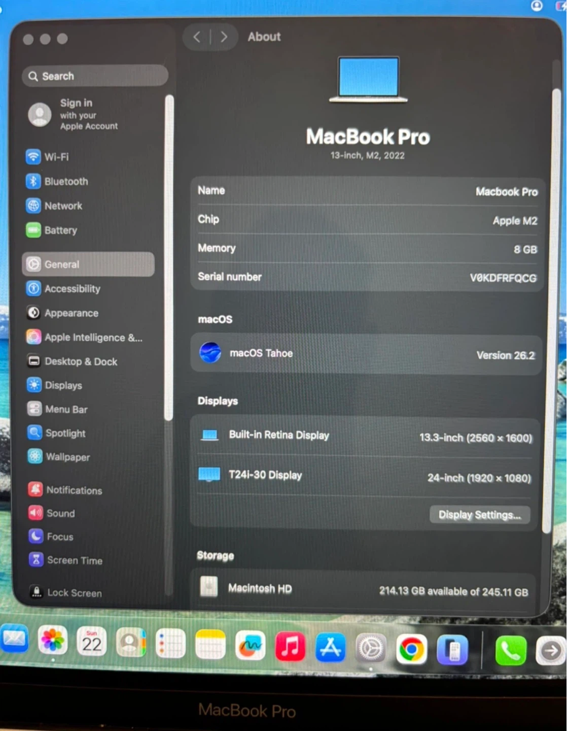 Apple MacBook Pro 13-inch M2 2022 - photo 2