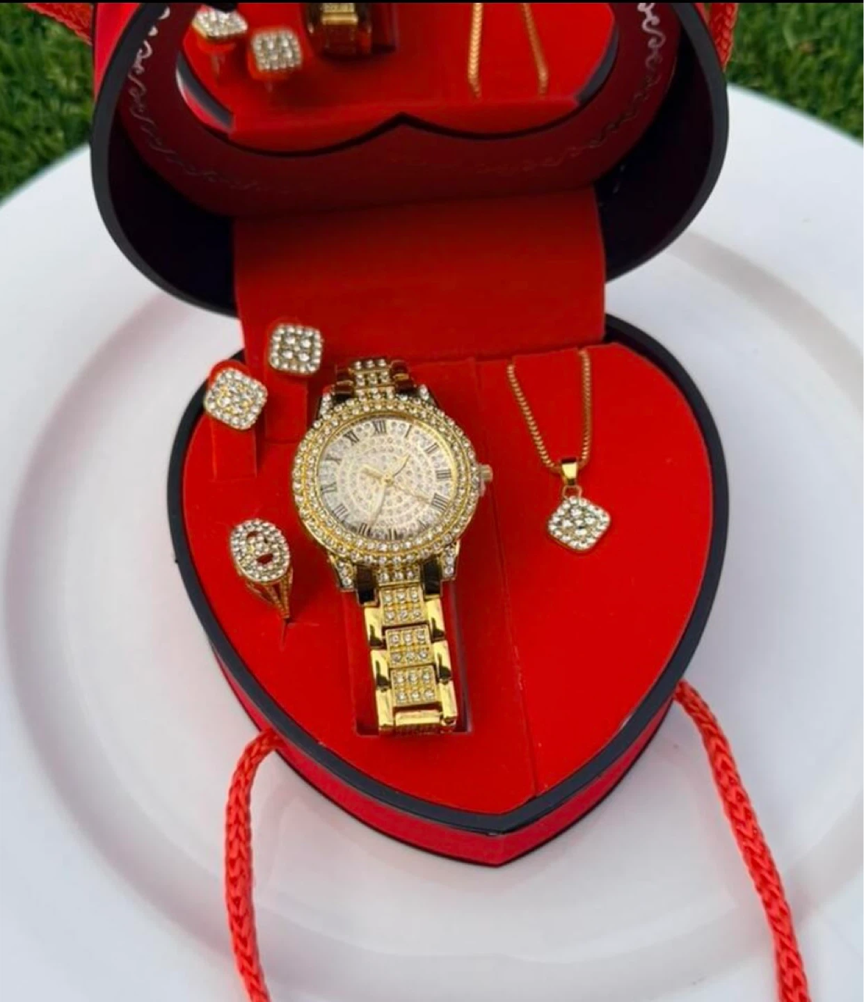 Women's Jewelry Gift Set with Heart Box - photo 2