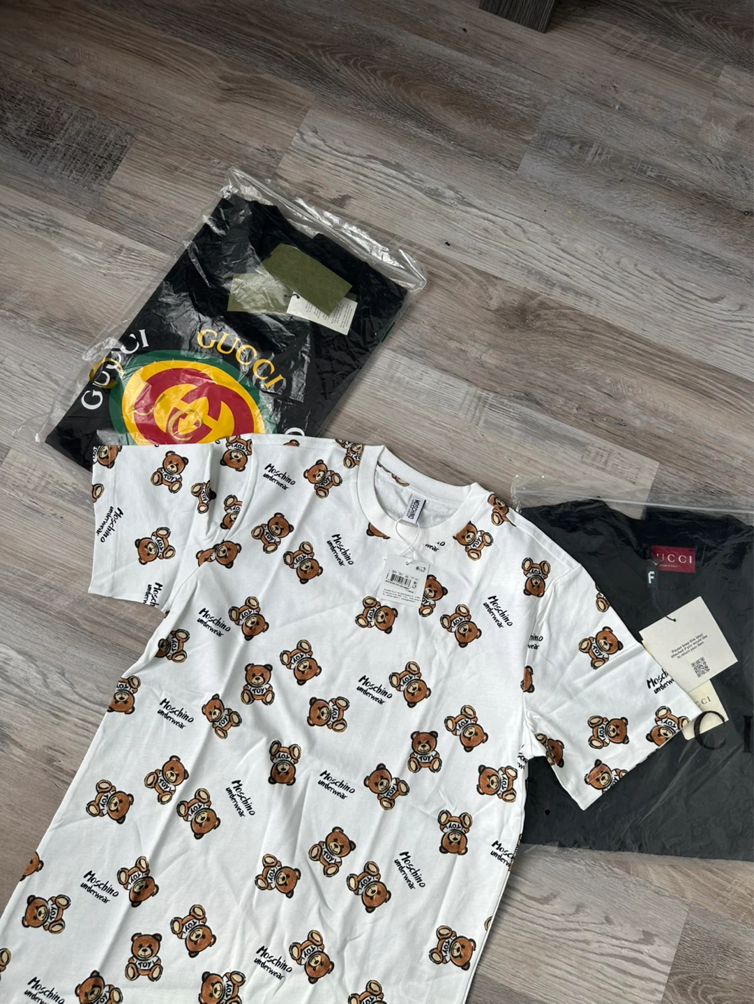 Moschino Underwear White Teddy Bear Print T-Shirt - photo 3