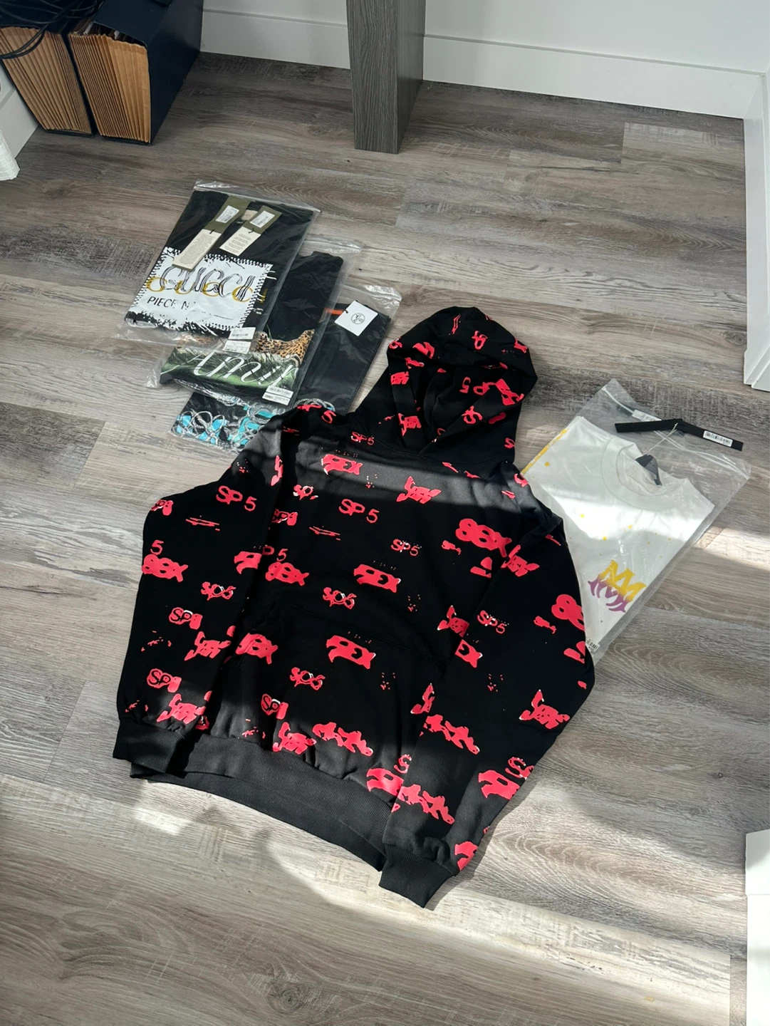 SP5 Black Hoodie