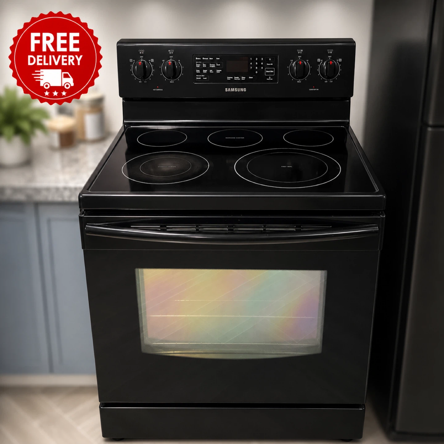 Samsung Electric Range - Black - photo 3
