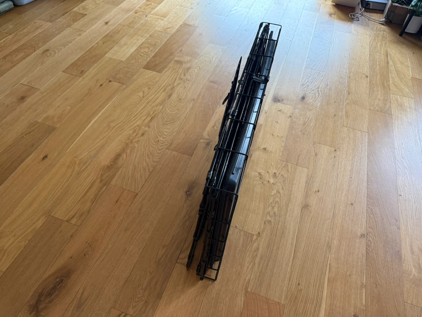 Black Metal Dog Crate - photo 3
